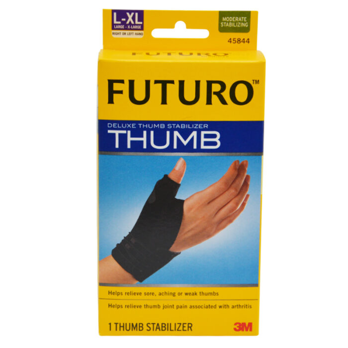 FUTURO™ Deluxe Attelle de Pouce – Noir
